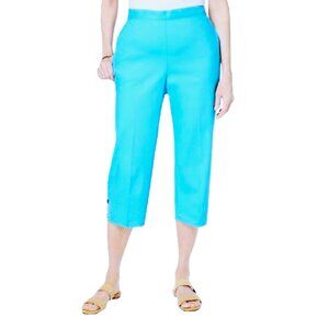 ALFRED DUNNER women's Embellished Cuff Capri Pants. Plus Size 20
